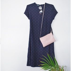 Midi • Ralph Lauren • polka dot dress